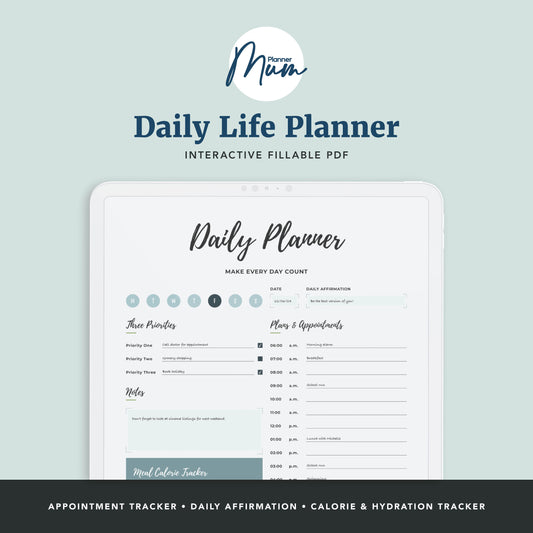 Daily Life Personal Organiser Planner