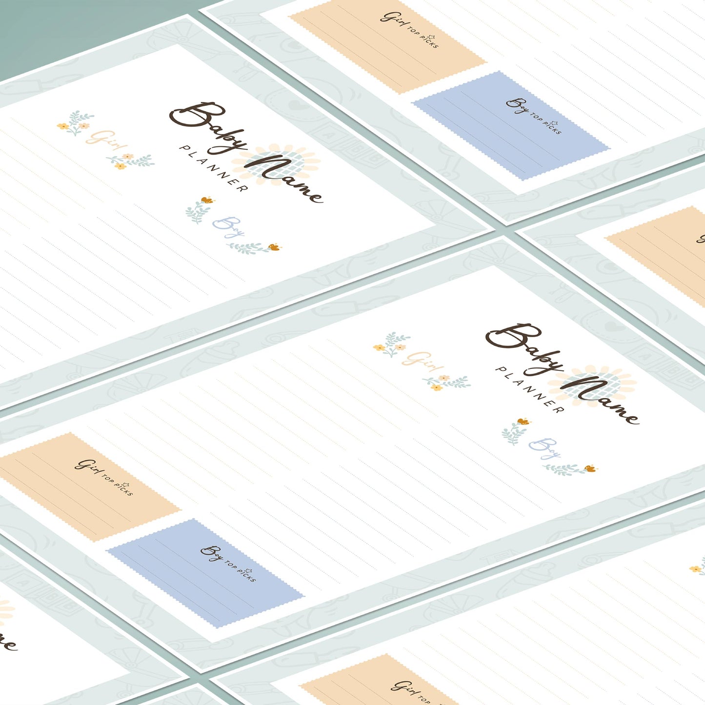 Printable Baby Name Planner