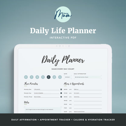 Interactive Daily Life Planner