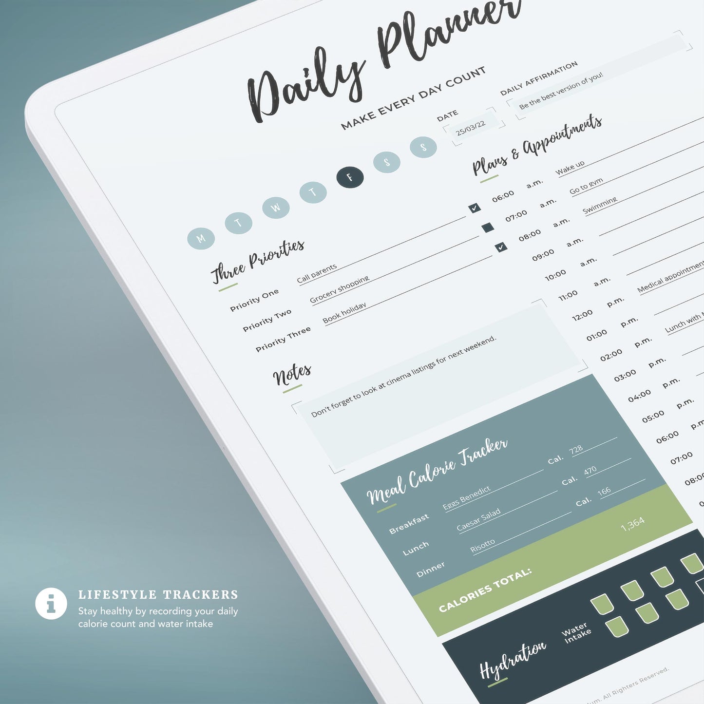 Interactive Daily Life Planner