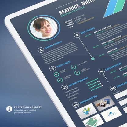 InDesign Creative Interactive Resume Template