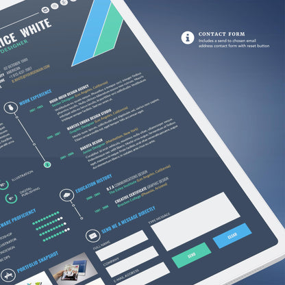 InDesign Creative Interactive Resume Template