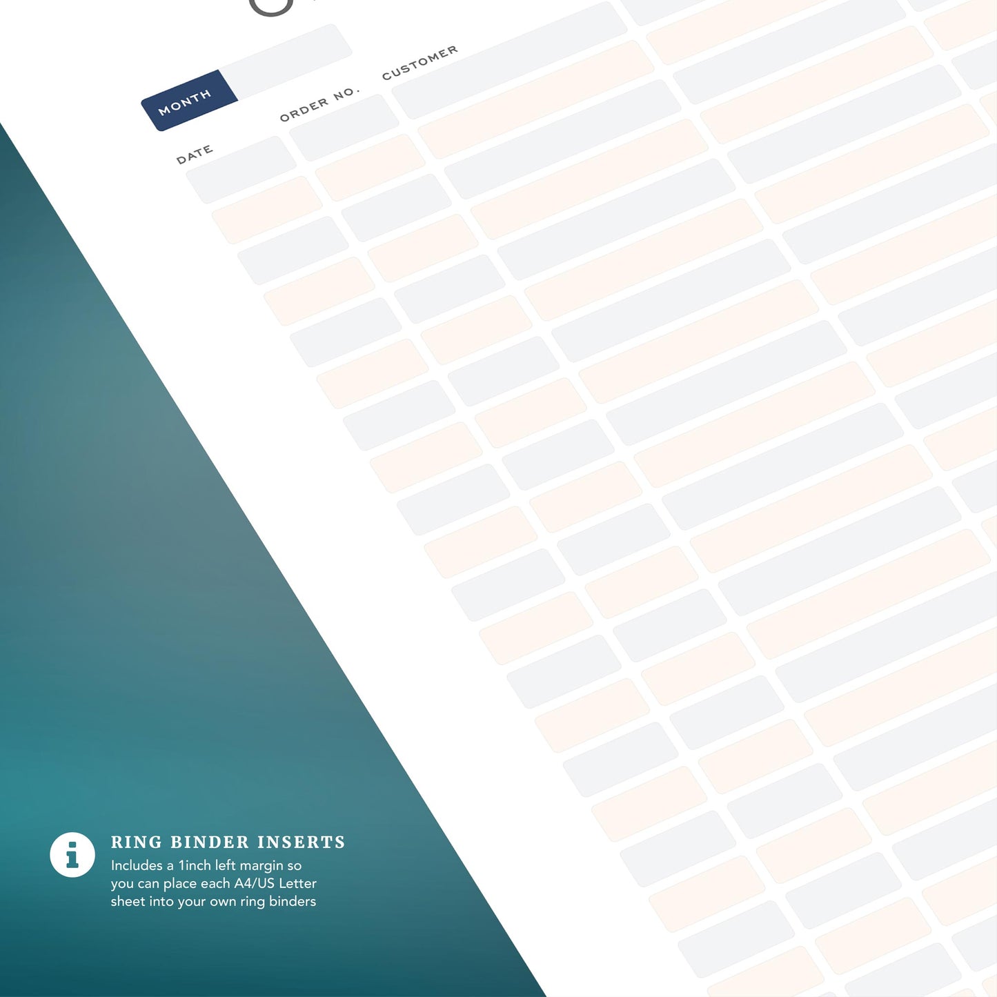 Printable Small Business Order Tracker