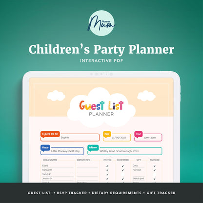 Interactive Children's Party Planner