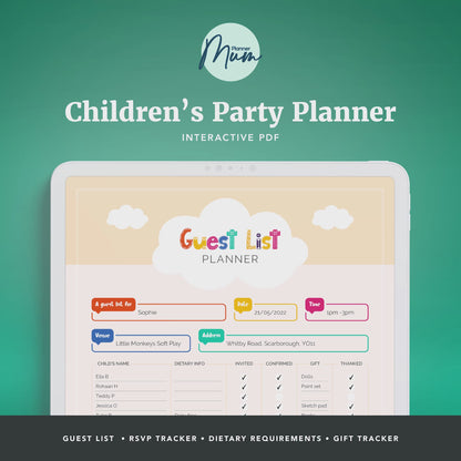 Interactive Children's Party Planner